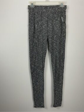 Gymshark Ribbed Black White Marled Jogger Pants Womens Size Small